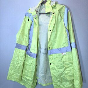NWOT FrogWear Safety Raincoat with Detachable Hood Size 3XL